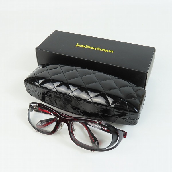 実際に弊社で買取させて頂いたless than human/レスザンヒューマン SAKIGAKE フルリム 眼鏡/メガネフレーム/アイウェアの画像 9枚目