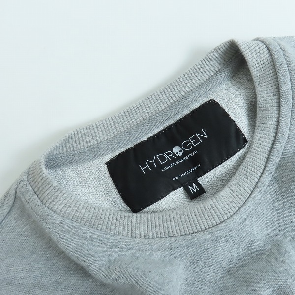 実際に弊社で買取させて頂いたHYDROGEN/ハイドロゲン 袖切替 サイドジップ スウェットトレーナー Mの画像 8枚目