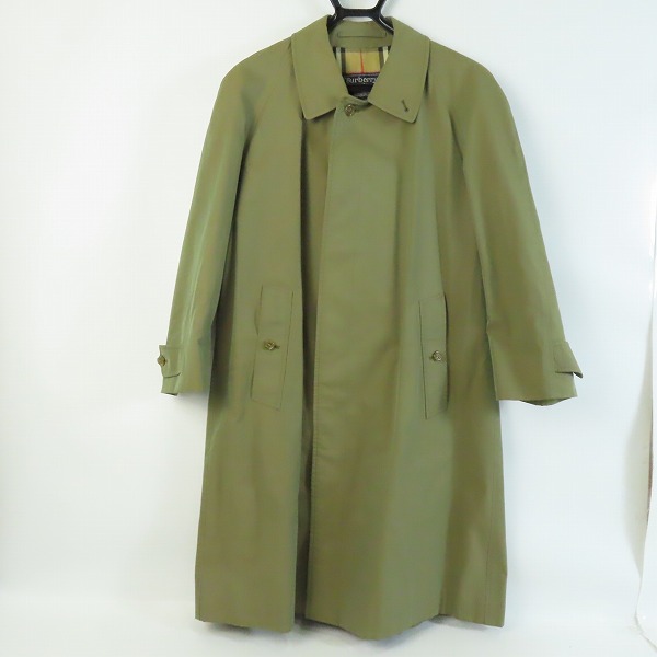 実際に弊社で買取させて頂いたBurberrys/バーバリーズ 裏地チェック柄ステンカラーコート 