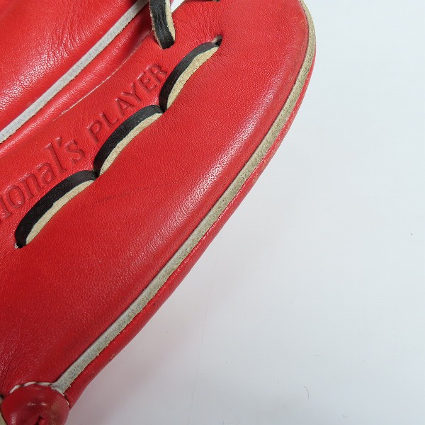 実際に弊社で買取させて頂いたHI-GOLD/ハイゴールド 己極シリーズ 軟式/内野手 右投げグローブ/OKG-7504の画像 7枚目