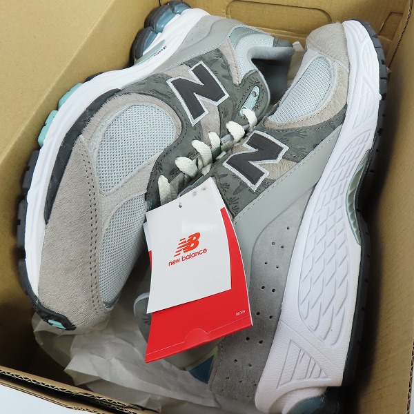 実際に弊社で買取させて頂いた【未使用】New Balance×atmos/ニューバランス×アトモス スニーカー M2002RAT/27の画像 6枚目