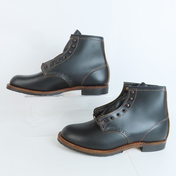 実際に弊社で買取させて頂いたREDWING/レッドウィング BECKMAN BOOTS FLAT BOX/ベックマン ブーツ フラット ボックス 09060-0/7.5Dの画像 3枚目