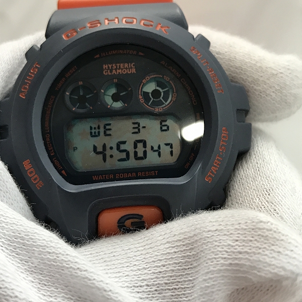 実際に弊社で買取させて頂いたG-SHOCK×HYSTERIC GLAMOUR/Gショック×ヒステリックグラマー ギターガール DW-6900FSの画像 4枚目