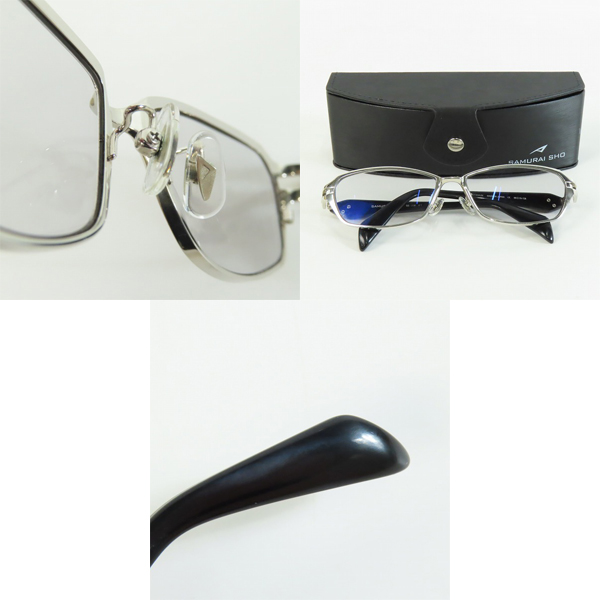 実際に弊社で買取させて頂いたSAMURAI SHO/サムライ翔 メガネフレーム 度入り SS-J36の画像 9枚目