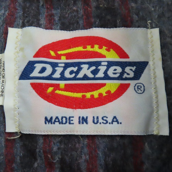 実際に弊社で買取させて頂いたDickies/ディッキーズ 白タグ 70s～80s ヴィンテージ 襟コーデュロイ デッキジャケット /Lの画像 2枚目