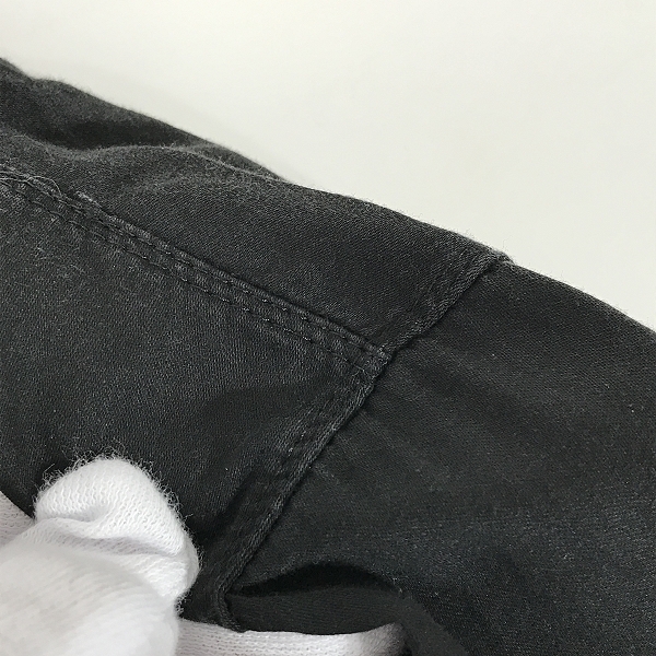 実際に弊社で買取させて頂いたNUMBER (N)INE/ナンバーナイン 黒タグ ハート涙 ベロアテープ シャツ/3の画像 6枚目