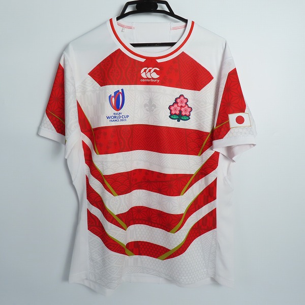 実際に弊社で買取させて頂いたcanterbury/カンタベリー ラグビー 日本代表 2023W杯 ワールドカップ ユニフォーム/L
