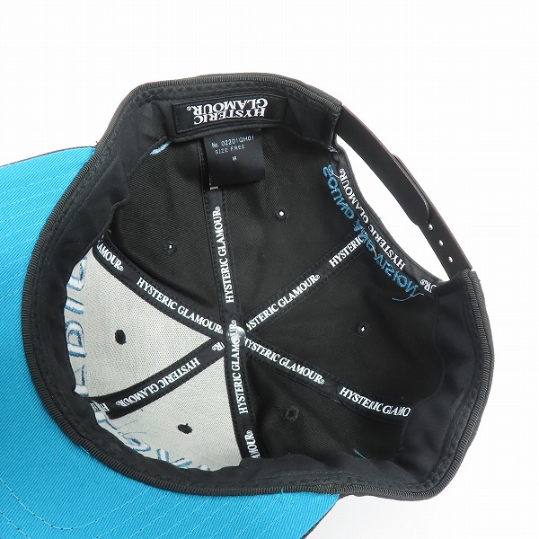 実際に弊社で買取させて頂いたHYSTERIC GLAMOUR/ヒステリックグラマー キャップ/帽子 02201QH01/Fの画像 5枚目
