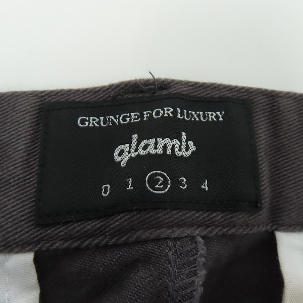 実際に弊社で買取させて頂いたglamb/グラム Davis chino pants /デイビスチノパンツ チャコールグレー系 GB0419/P04/2の画像 2枚目