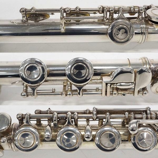 実際に弊社で買取させて頂いたYAMAHA/ヤマハ YFL-311/YFL311 フルート 頭部管銀製 Eメカ付 ハードケース付の画像 4枚目