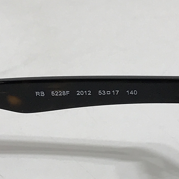 実際に弊社で買取させて頂いたRay-Ban/レイバン メガネフレーム アイウェア RB5228F 2012の画像 6枚目