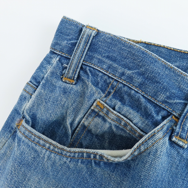 実際に弊社で買取させて頂いたLEVIS/リーバイス 606 ビッグE オレンジタブ 刻印8 TALON/タロンジップ/ヴィンテージ デニムパンツの画像 5枚目