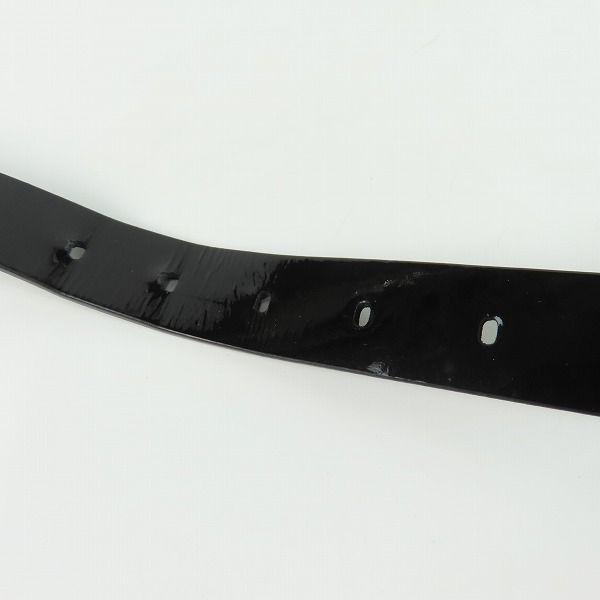 実際に弊社で買取させて頂いたDior Homme/ディオールオム エナメル ベルト 46 BM-0058/80の画像 6枚目