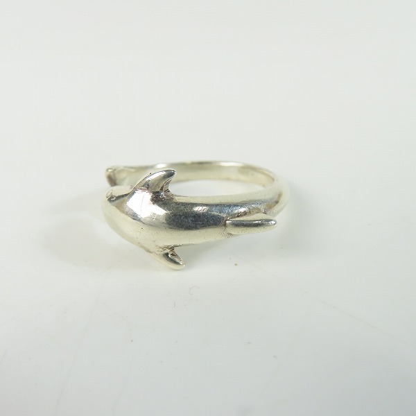 実際に弊社で買取させて頂いたHOLLYWOOD RANCH MARKET/ハリウッドランチマーケット ドルフィン/イルカ リング 20号の画像 2枚目