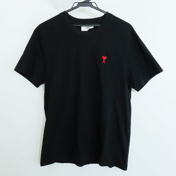 実際に弊社で買取させて頂いたAMI Alexandre Mattiussi/アミ アレクサンドルマテュッシ ロゴ 刺繍 半袖Tシャツ/L