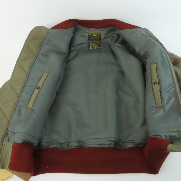 実際に弊社で買取させて頂いた【未使用】BUZZ RICKSON'S/バズリクソンズ EIGHT-G TYPE MA-1 MOD. SLENDER LONG ブライトジャケット BR15280/XXLの画像 5枚目