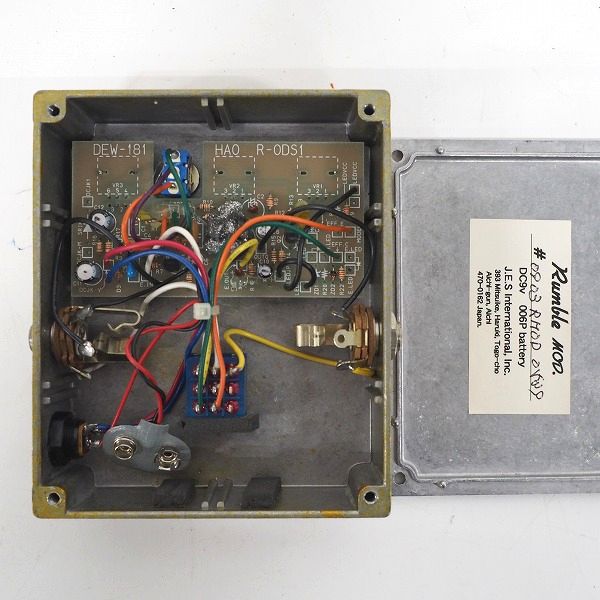 実際に弊社で買取させて頂いたHAO/ハオ Rumble MOD./ランブルモッド オーバードライブ/ブースター エフェクター【動作確認済】の画像 6枚目