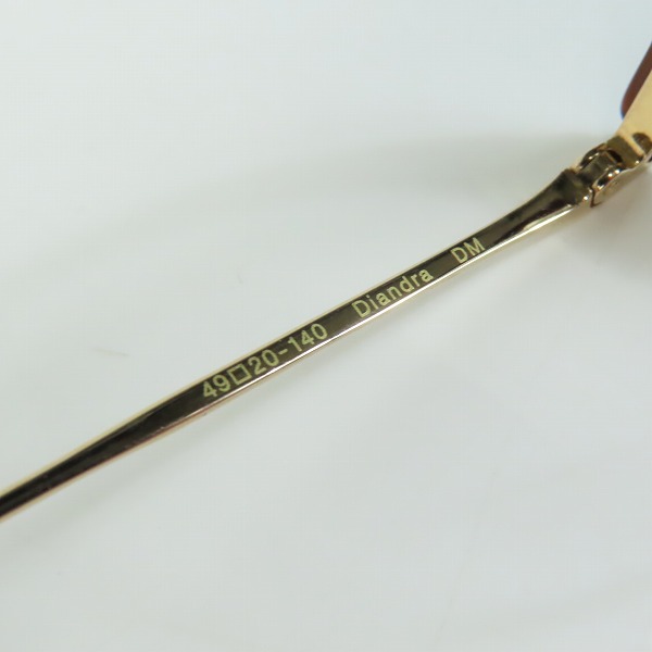 実際に弊社で買取させて頂いたOLIVER PEOPLES/オリバーピープルズ DIANDRA メガネフレーム/アイウェアの画像 8枚目