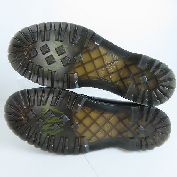実際に弊社で買取させて頂いたDr.Martens×NTS/ドクターマーチン×NTS BLACK+BRIGHT GREEN 1461 NTS/31512128/UK8の画像 2枚目