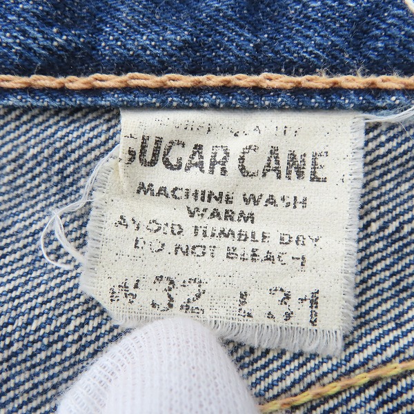 実際に弊社で買取させて頂いたSUGAR CANE/シュガーケーン 901 LONE STAR JEANS ロンスタージーンズ/W32L31の画像 4枚目