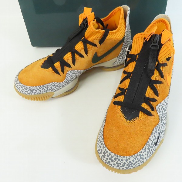 実際に弊社で買取させて頂いた【未使用】NIKE×atmos/ナイキ×アトモス LEBRON 16 LOW AC SAFARI/レブロン16 サファリ CD9471-800/25.5