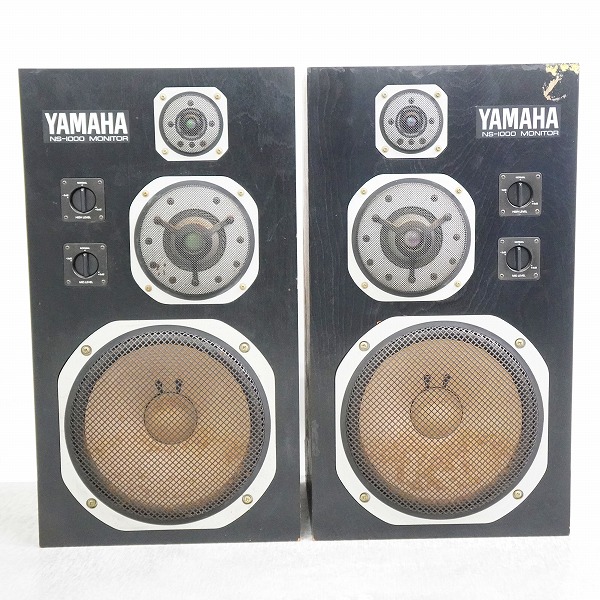 実際に弊社で買取させて頂いた ★【使用感有り】YAMAHA/ヤマハ NS-1000M ブックシェルフ型 スピーカー ペア 動作未確認