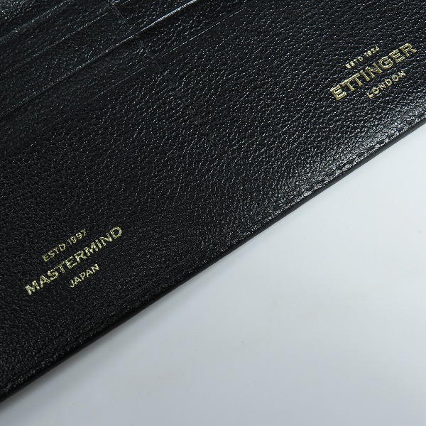 実際に弊社で買取させて頂いたmastermind JAPAN ×ETTINGER/マスターマインド×エッティンガー 長財布の画像 4枚目