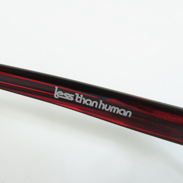 実際に弊社で買取させて頂いたless than human/レスザンヒューマン SAKIGAKE フルリム 眼鏡/メガネフレーム/アイウェアの画像 6枚目