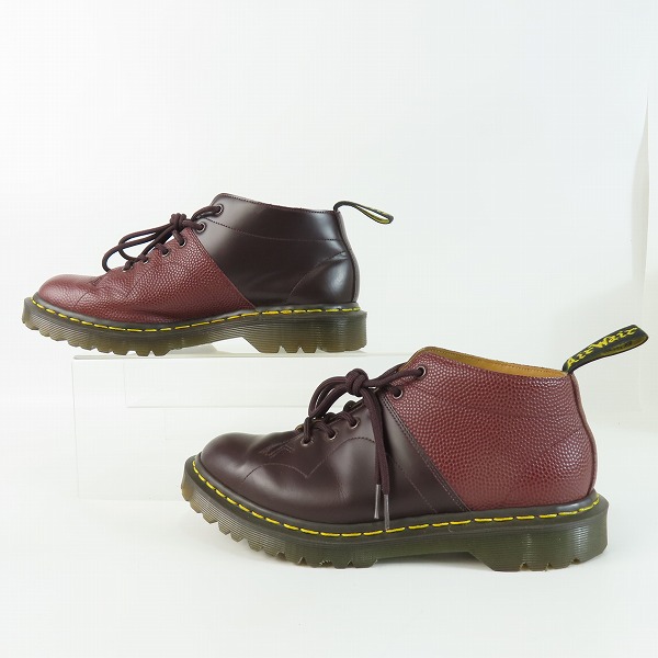 実際に弊社で買取させて頂いたENGINEERED GARMENTS×DR. MARTENS/エンジニアードガーメンツ×ドクターマーチン 素材切替 レザーブーツ 23815600/UK6の画像 3枚目