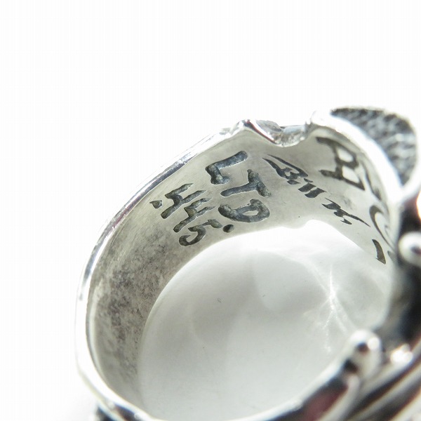 実際に弊社で買取させて頂いたBWL/Bill Wall Leather/ビルウォールレザー Gothic Cross/ゴシッククロス リング/23.5号の画像 7枚目