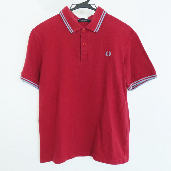 実際に弊社で買取させて頂いたFRED PERRY/フレッドペリー 半袖ポロシャツ レッド/40
