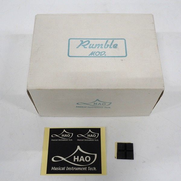 実際に弊社で買取させて頂いたHAO/ハオ Rumble MOD./ランブルモッド オーバードライブ/ブースター エフェクター【動作確認済】の画像 7枚目