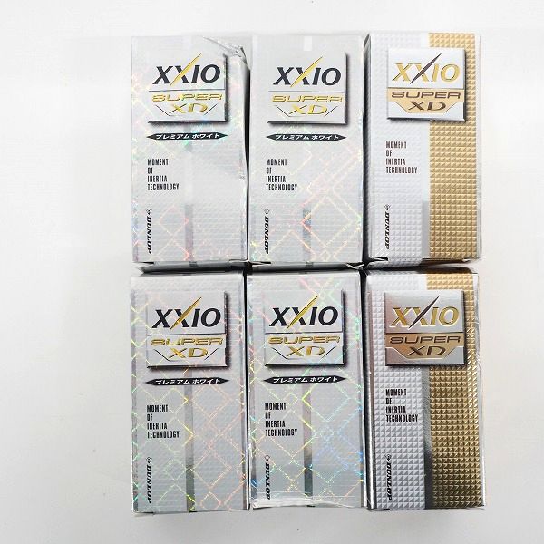 実際に弊社で買取させて頂いた【未使用/オウンネーム】DUNLOP/ダンロップ XXIO/ゼクシオ SUPER XD ゴルフボール  計1ダース