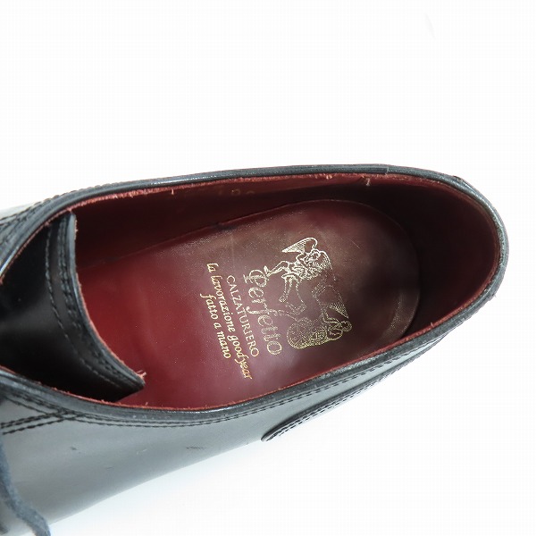 実際に弊社で買取させて頂いたPerfetto/ペルフェット Uチップ/ビジネスシューズ ドレスシューズ/8の画像 4枚目