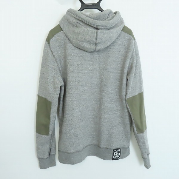 実際に弊社で買取させて頂いたBack Channel/バックチャンネル ハーフボタン プルオーバー パーカー/Lの画像 1枚目