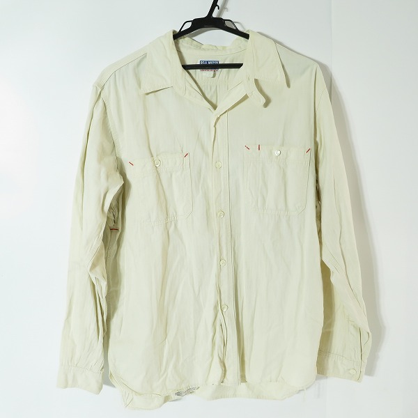 実際に弊社で買取させて頂いたTHE REAL McCOY'S/リアルマッコイズ 無地 コットンシャツ/17