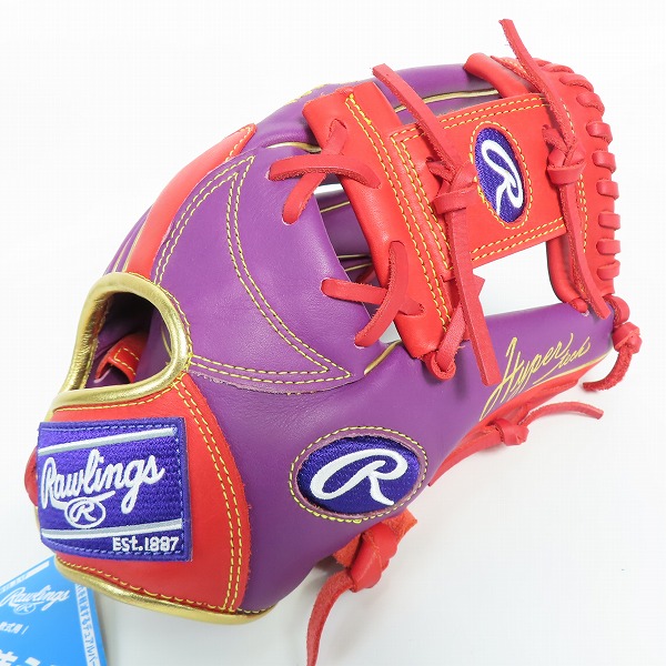 実際に弊社で買取させて頂いた【未使用】RAWLINGS/ローリングス ハイパーテックカラーシンク 軟式 内野手用 グローブ GR3HTCN62