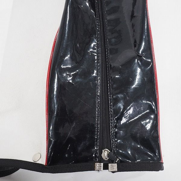 実際に弊社で買取させて頂いた【使用感有り】Callaway/キャロウェイ 5分割キャディバッグ ホワイトｘブラックｘレッドの画像 9枚目