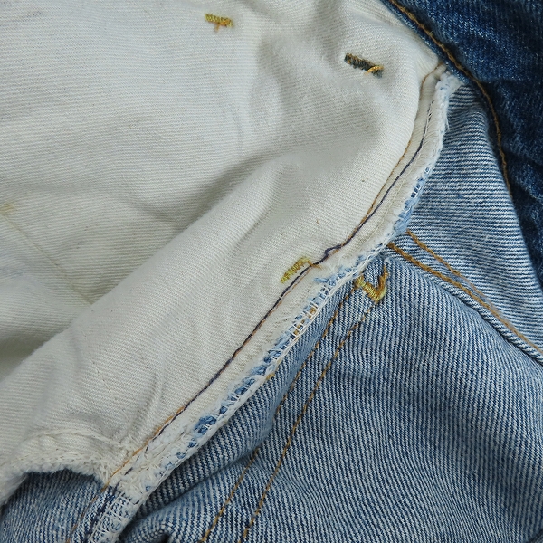 実際に弊社で買取させて頂いたLEVIS/リーバイス 606 ビッグE オレンジタブ 刻印8 TALON/タロンジップ/ヴィンテージ デニムパンツの画像 7枚目