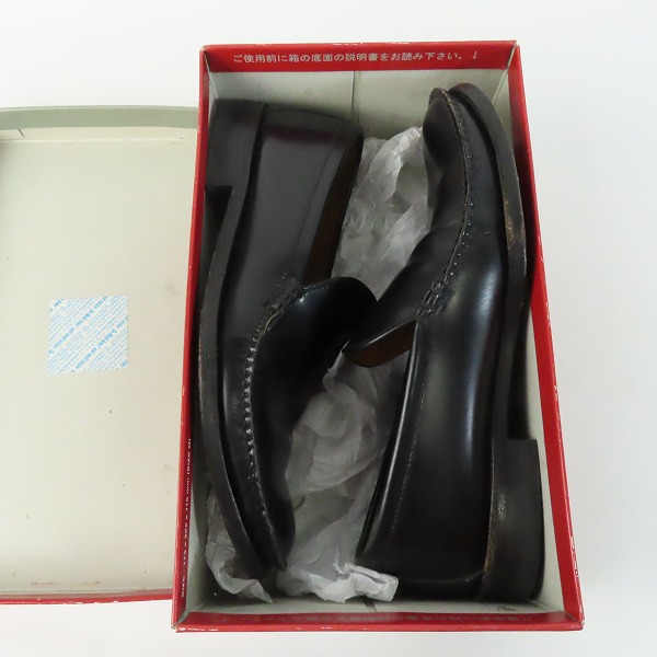 実際に弊社で買取させて頂いたREGAL/リーガル コブラヴァンプ ローファー/シューズ ブラック  15DR /25の画像 7枚目