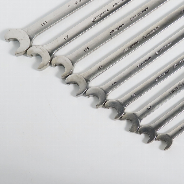 実際に弊社で買取させて頂いたSnap-on Eurotools/スナップオン コンビネーションレンチ  ERCXLM19/17～10  9点セットの画像 3枚目