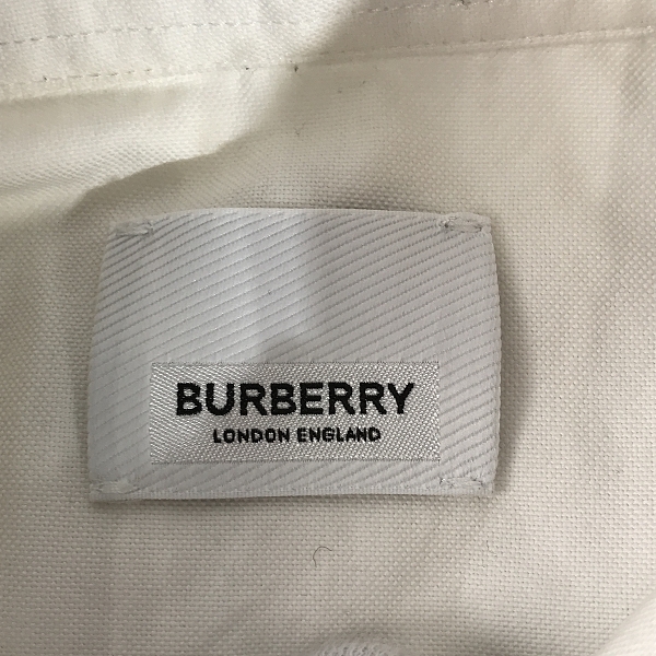 実際に弊社で買取させて頂いたBURBERRY/バーバリー ロゴ パッチ オックスフォード 長袖シャツ 8023798/XSの画像 2枚目