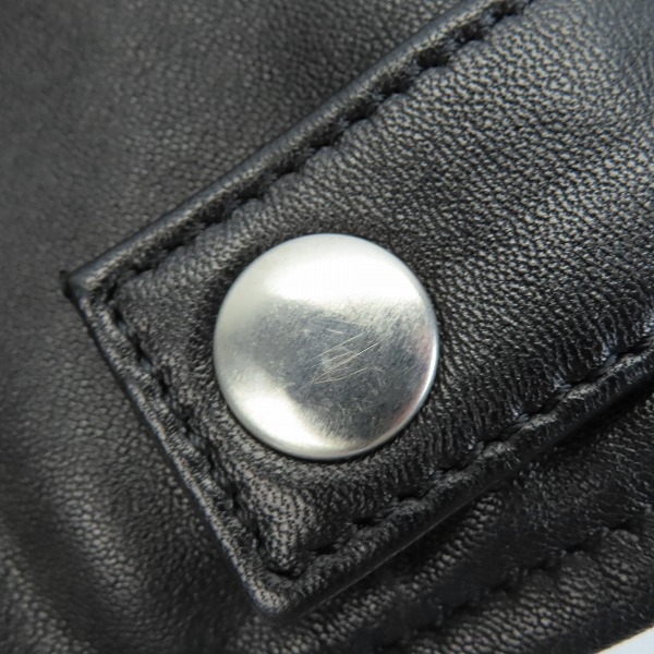 実際に弊社で買取させて頂いたJOURNAL STANDARD/ジャーナルスタンダード シープレザー シングルジャケット HZ70/Sの画像 5枚目