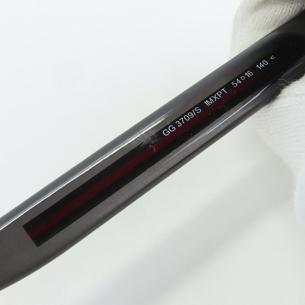 実際に弊社で買取させて頂いたGUCCI/グッチ GUCCI/グッチ BIO BASED ウェリントン サングラス GG3709/S の画像 8枚目