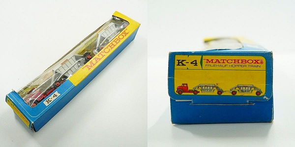実際に弊社で買取させて頂いたMATCHBOX/マッチボックス K-4 KING SIZE FRUEHAUF HOPPER TRAIN/ホッパー トレイン ミニカーの画像 9枚目