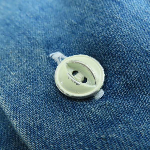 実際に弊社で買取させて頂いたMaison MIHARA YASUHIRO/メゾンミハラヤスヒロ ダブルレイヤードデニムシャツ J11SH021/48の画像 8枚目