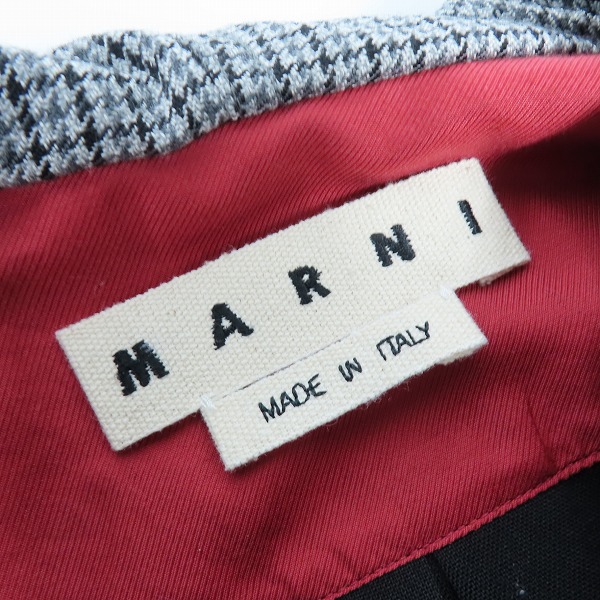 実際に弊社で買取させて頂いたMARNI/マルニ Drawstring Hoodie LS Shirt パーカー シャツ CUMU0195RRTW839/44の画像 2枚目