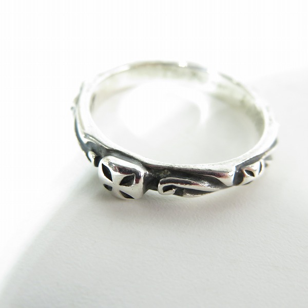 実際に弊社で買取させて頂いた (2)Bill Wall Leather/BWL/ビルウォールレザー R202 Thin クロスリング/19号 