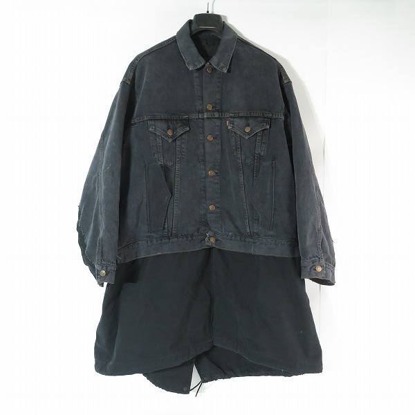 実際に弊社で買取させて頂いたUNDERCOVER×Levis/アンダーカバー×リーバイス HYBRID TRACKER MODS COAT 再構築モッズコート A5223 0001/XL