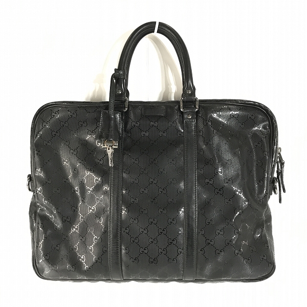 実際に弊社で買取させて頂いたGUCCI/グッチ GG柄 GGインプリメ ビジネスバッグ ブリーフケース 201480 200047